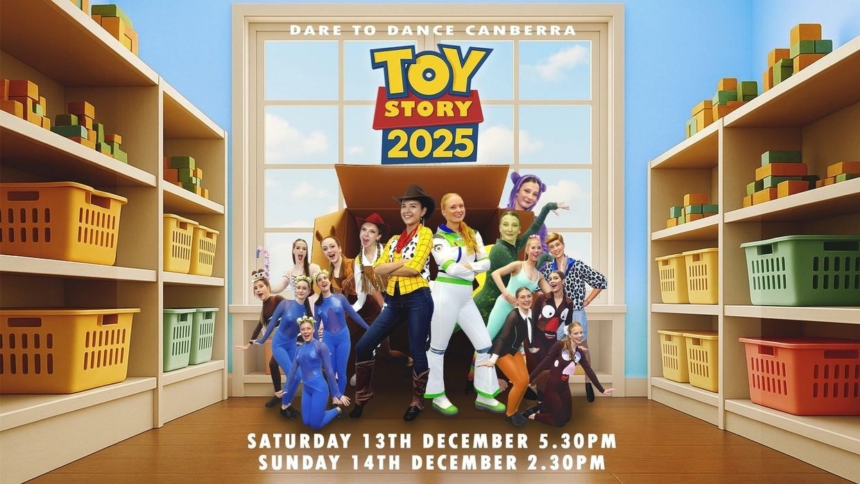 Toy Story 2025 Dare to Dance Canberra concert poster