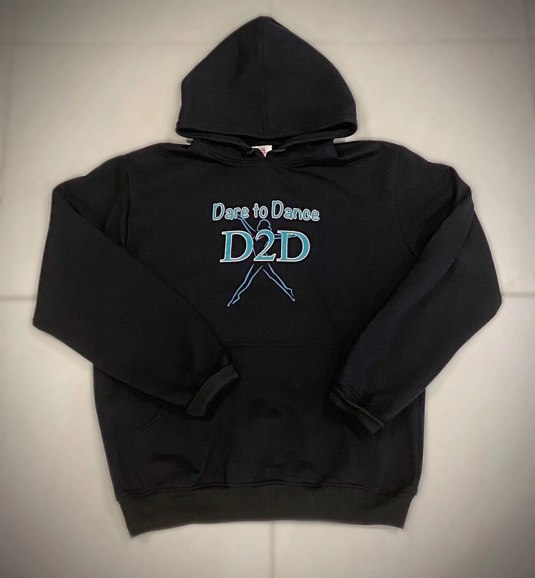 Dare to Dance D2D black hoodie uniform